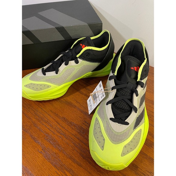 Adidas Adizero Select 2.0 Basketball Sneaker Lightstrike Neon Black M 6.5 W 7.5 - Picture 1 of 9
